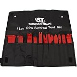SunplusTrade 11Pc Auto Trim Door Panel Window Molding Upholstery Fastener Clip Removal Tool Kit