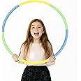 Beakabao Exercise Hoops Set for Kids(6 Parts), Weight and Size Adjustable Detachable Fitness Toys, Suitable for Gymnastics, D