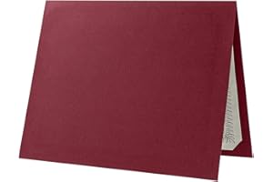 LUXPaper 9.5" x 12" Certificate Holders | Burgundy Linen | 100lb. Cover | 25 Qty
