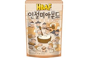 [Official Gilim HBAF] Korean Injeolmi Rice Cake Chocolate Almonds Nut Protein Snack | After-School, Work, Travel Camping Party Sweet Savory Snack | Pre-workout Snack | Korean Souvenir (Injeolmi, 1x190g)