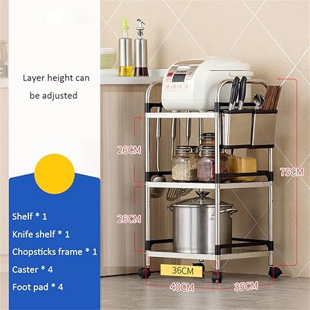 CRS-ZBBZ Estantería de decoración de Muebles Estantería de Cocina ...