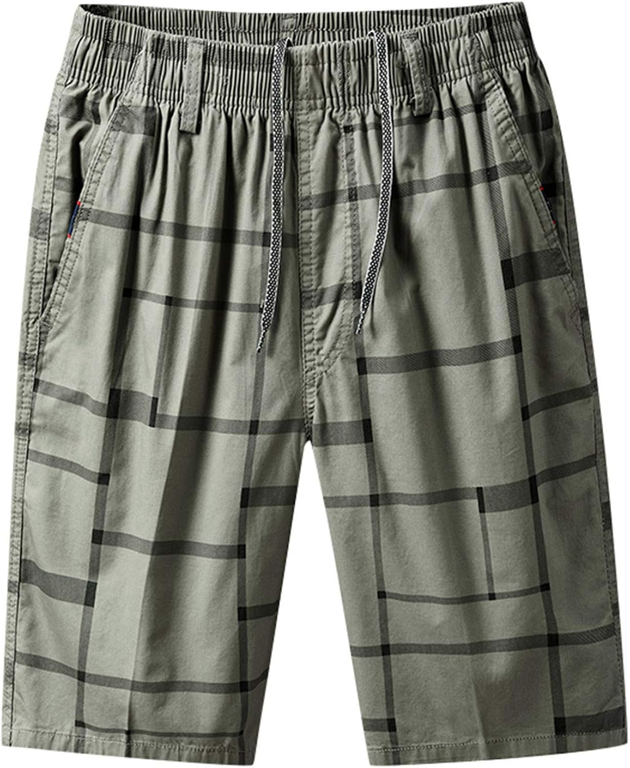 Men's Cotton Pyjama Bottoms Checked Loungewear Leisure Shorts Amazon