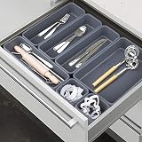 Addis 8pc Interlocking Drawer Organiser Trays White Storage Plastic view 4