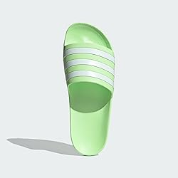 adidas Unisex Adilette Aqua Slide Sandal, Green