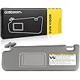 Dasbecan Gray Left Driver Side Sun Visor Compatible with Toyota 4Runner 2004-2008 Replaces# 74320-3D050 74320-3D050-B0