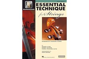 Essential Technique for Strings with EEi - Cello | Intermediate Cello Method Book | Online Audio and Interactive Learning | Hal Leonard Essential Elements (Intermediate Technique Studies)