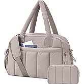oscaurt Gym Bag for Women Lightweight Duffle Bag for Travel with Toiletry Pouch Water Resistant Carry On Weekender Overnight Duffel