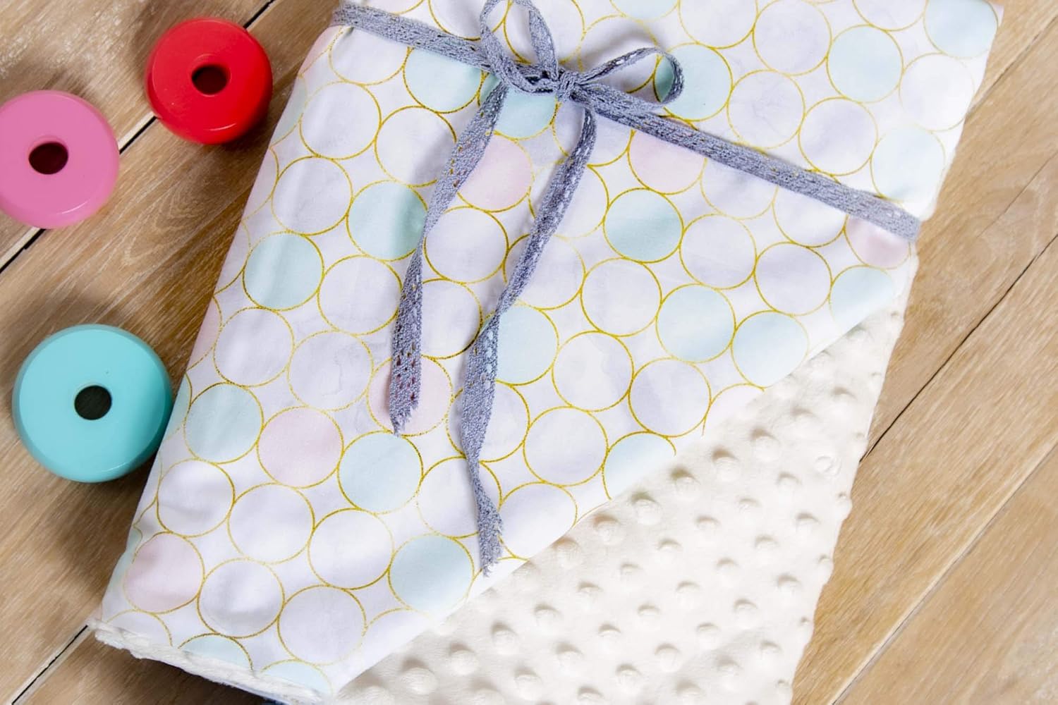 personalised minky baby blanket