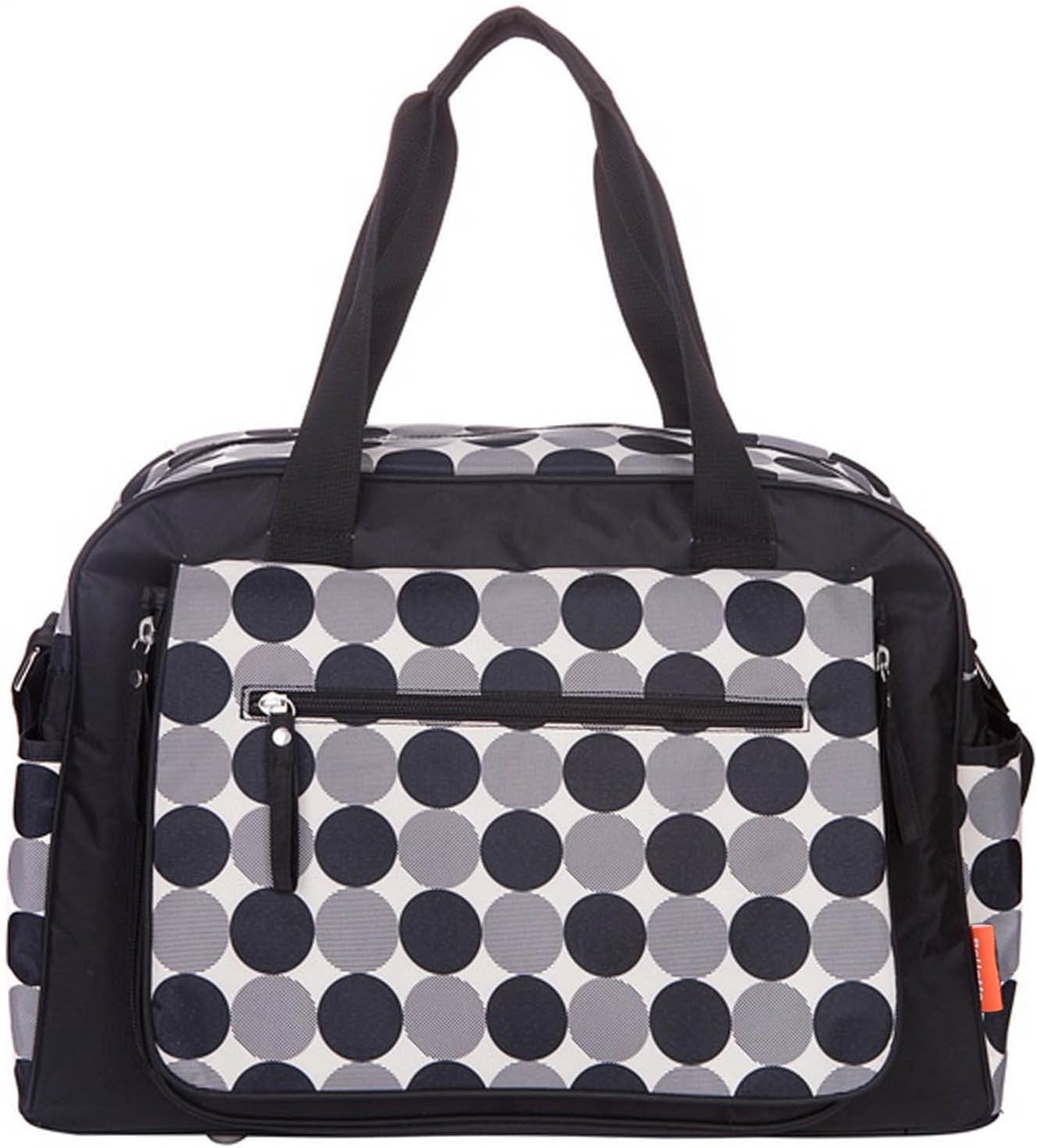 Allis BabyChanging Bag Luxury Nappy Bags, Black Circle