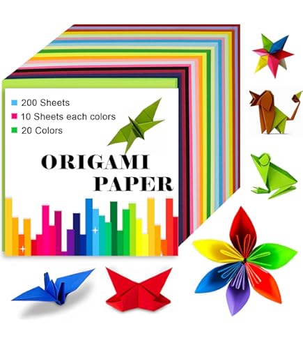 Taro's Origami Papier Duo - Doppelseitig 15cm, 50 Blatt Japan Qualität