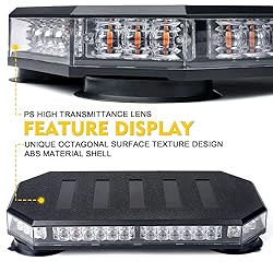 LUMENIX 42 LED Roof Top Strobe Beacon Light Bar