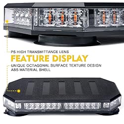 LUMENIX 42 LED Roof Top Strobe Beacon Light Bar