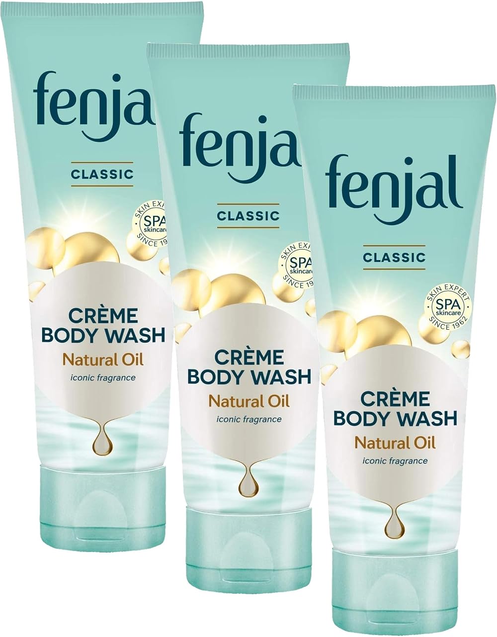 Fenjal Classic Crème Body Wash 200ml Pack of 3 - Swiss Spa Skincare