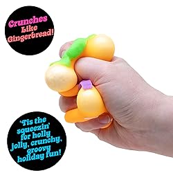 Schylling NeeDoh Squishmas Ginger Glowman