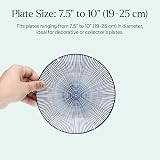 WINSOME Invisible Plate Hanger Wall Mount 20-25 cm White Steel Spring view 2