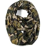 Scarfand's Mixed Colors Oil Paint Versatile Lightweight Fashion Infinity Scarves Head Wrap