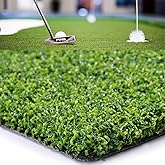 Putting Green Turf, Versatile Golf Artificial Grass Indoor Outdoor | Custom size putting turf, multi-scene for patio, dog, doormat, wear-resistant, UV stabilized, easily install