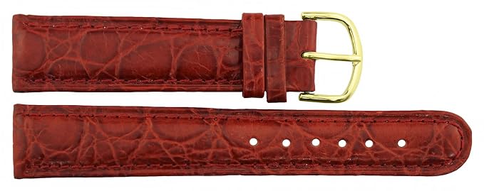 Opinioni e recensioni per Cinturino Orologio in Rosso Pelle- 20mm-