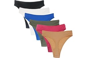 Yuamose High Waist Postpartum Underwear & C-Section Recovery Maternity Panties Cotton Thongs For Women 6 Pack