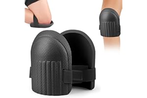 Knee Pads for Construction and Gardening – Lightweight and Durable EVA Foam, Adjustable Straps, Non-Slip, 17x18 cm, Comfortab