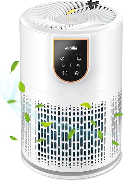 Aircillin Air Purifier H13 True HEPA 5-Stage 798 Sq Ft 25 dB Sleep