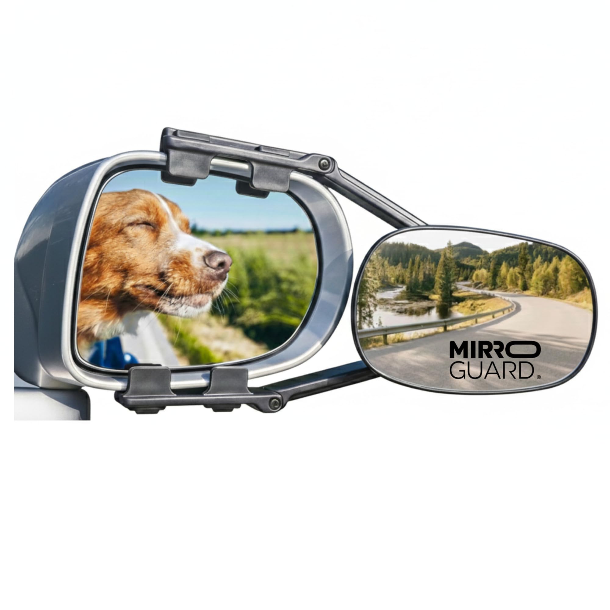 Photo 1 of Extended Towing Mirrors V2, Universal Clip-On Tow Mirror Extensions with Upgraded Thick Straps, Enhanced Stability & Wider Fit for Pickups, SUVs, RVs, and Trailers (Model HA968 V2)