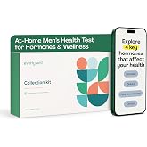 Everlywell At-Home Men's Health Test Collection Kit, Measures 4 Key Hormones in Men for Accurate Results from a CLIA-Certified Lab Within Days, Ages 18 Plus