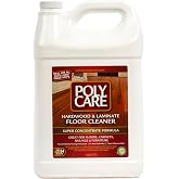 PolyCare Hardwood Floor Cleaner Super Concentrate - 128 Fl Oz - Fresh- Dilute Concentrate with Water for Spray Mops and Spray Bottles - Residue-Free Floor Cleaning Solution