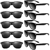 Bouiexye 48 Pack Party Sunglasses Bulk for Birthday Summer Wedding Party Goody Bag Fillers Supplies (Black)