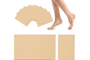 Ecoofor 50 Sheets Moleskin Tape for Feet,Moleskin Padding for Feet Blister Prevention, Moleskin Tape for Reducing Metatarsal, Heel, and Toe Pain from Friction