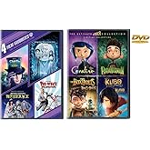 Tim Burton &amp; Ultimate Laika Collection: The Essential 8-Movie Pack (Beetlejuice/ Charlie and the Chocolate Factory/ Corpse Bride /Pee-wee's Big Adventure/Coraline/ ParaNorman /The Boxtrolls Kubo /the Two Strings)- [2-DVD Pack]