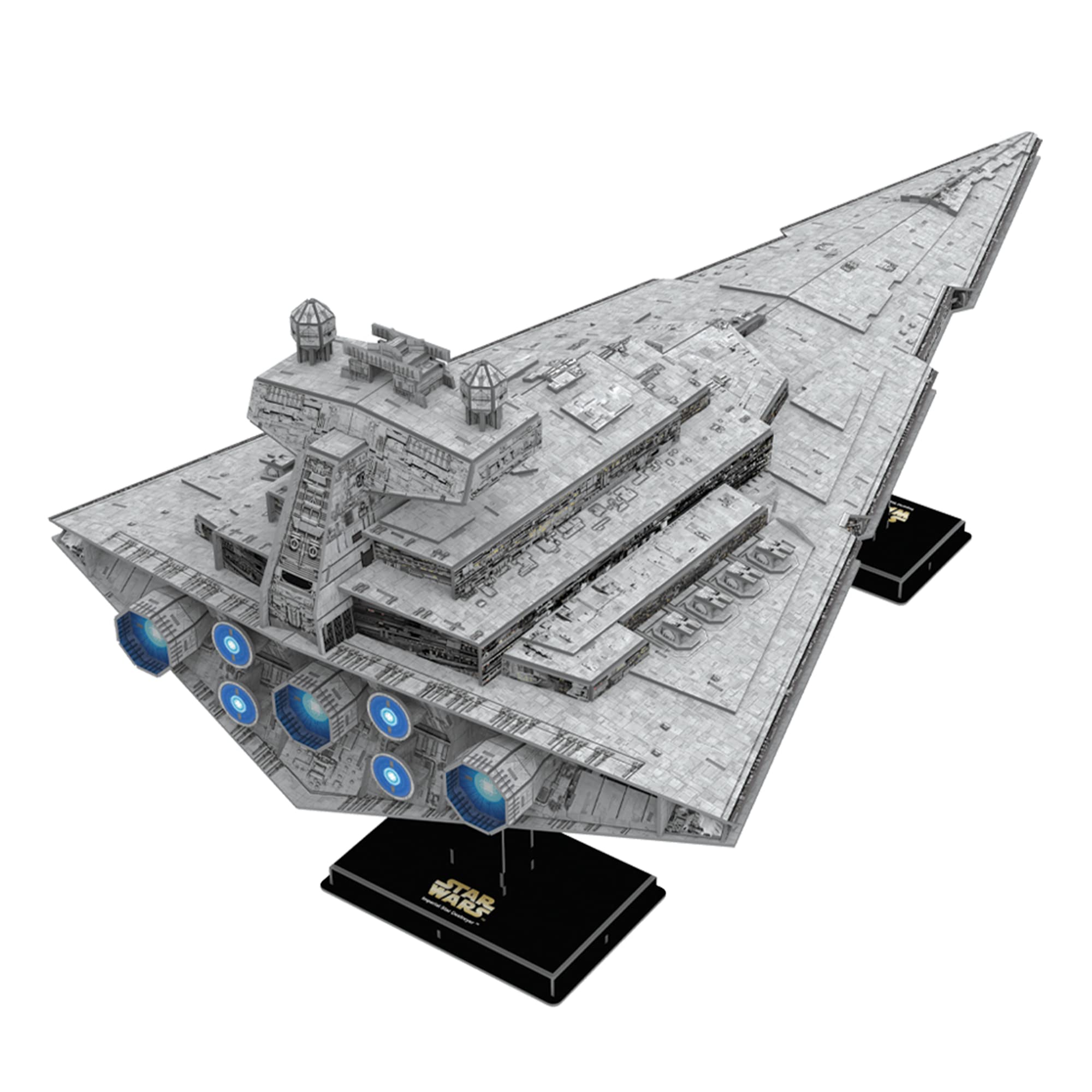 University Games Star Wars Imperial Star Destroyer Model Kit, Grey