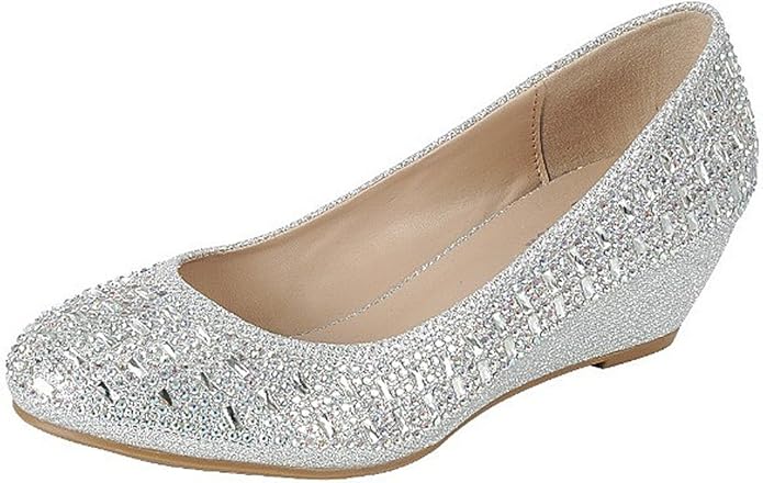 low wedge sandals wedding