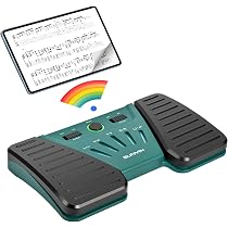 Tourne-Page Automatique Sans Fil Pour Partitions - Pédale Bluetooth Pour Tablette, Téléphone, Piano, Guitare