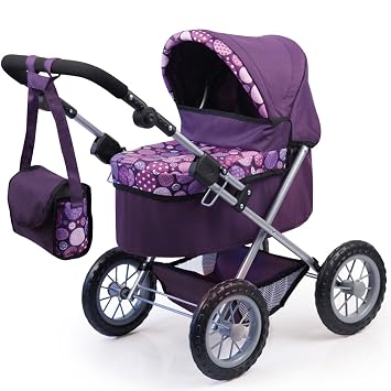 Unbekannt Puppenwagen Trendy Lila Verstellbarer Griff