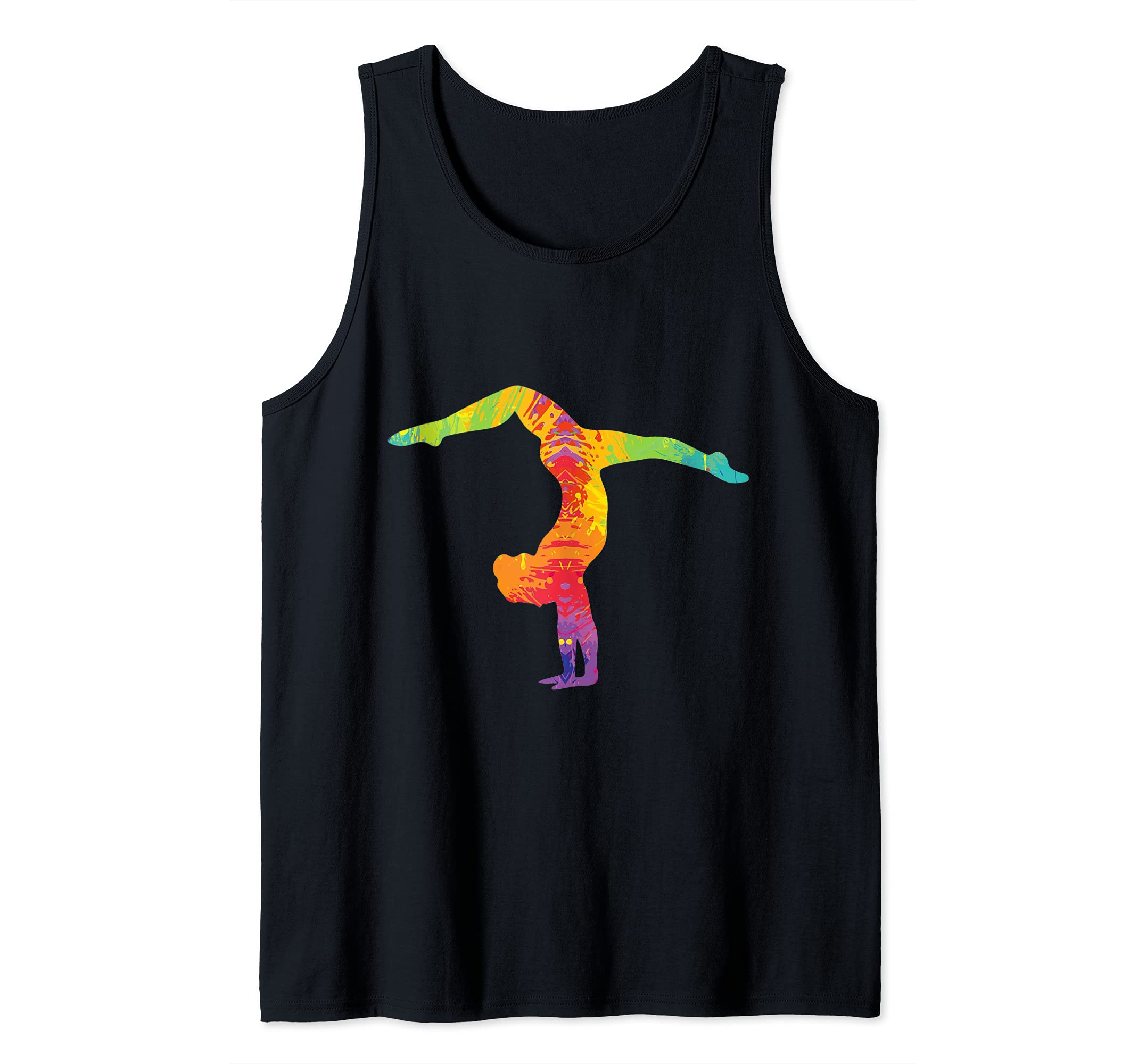 Colorful Gymnast Gymnastic Handstand supple Gift Idea Tank Top