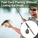 Realure 60 Pcs Lead Clips Carp Fishing Accessories Action Pack Green view 5