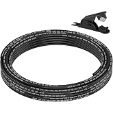 Boeray 5/32" DOT Air Line, 35FT SAE J844 PA12 Nylon Air Tubing with Cutter | 5/32" DOT-Approved Brake Line, Flexible PA12 Nylon Tubing for Air Suspension Kit, Truck Trailer Brake System &amp; Fluid Transfer