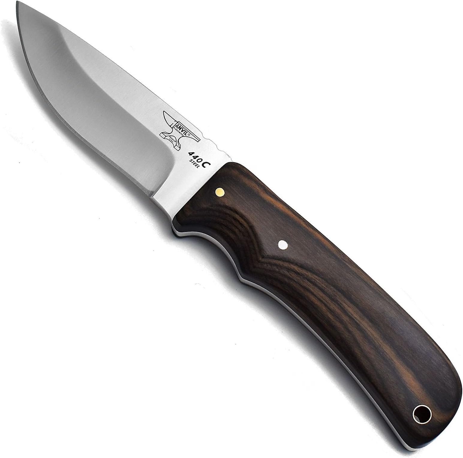 ANVIL BLADESMITHS - Riptide - Fixed Blade Knife (Espresso)