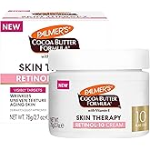 Palmer's Cocoa Butter Formula Face Cream, Skin Therapy Retinol-10 Moisturizer, 2.7 Oz, Vitamin E & Hyaluronic Acid, Helps Reduce Fine Lines & Uneven Skin Tone, 48Hr Moisture, Dermatologist Approved