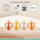 Matchstick Monkey Teether Gel Applicator Fudge Fox 11 cm Antimicrobial BPA Free view 3