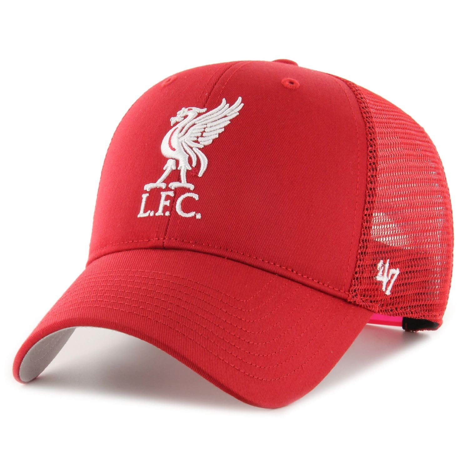 47 FC Liverpool EPL Most Value P. Branson Red Adjustable Trucker Cap