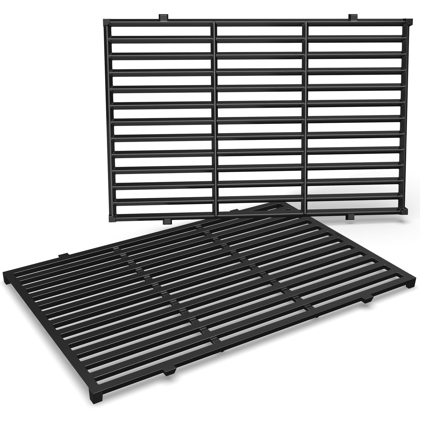 Photo 1 of QuliMetal 17.5" Grill Grates for Weber Spirit 300 and GS4 Spirit II 300 Series, Spirit E-310, Spirit II E-310, Genesis Silver/Gold B & C, Genesis 1000-3500, Porcelain-Enameled Cast Iron Grate for 7638