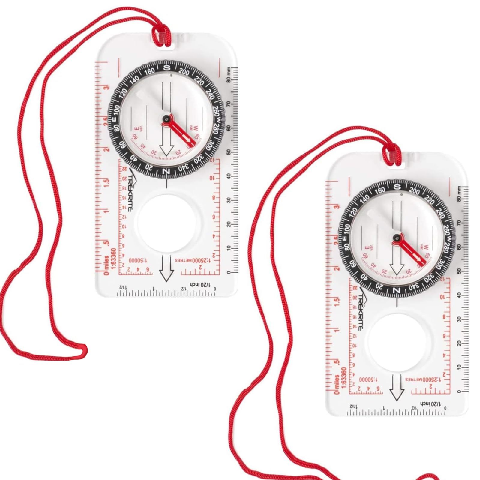 Compass Navigation, Two Super Practical Compasses, Lightweight and Small Compass Hiking, Compass Used to Provide Direction and Precise Positioning for Outdoor Hikers ﻿