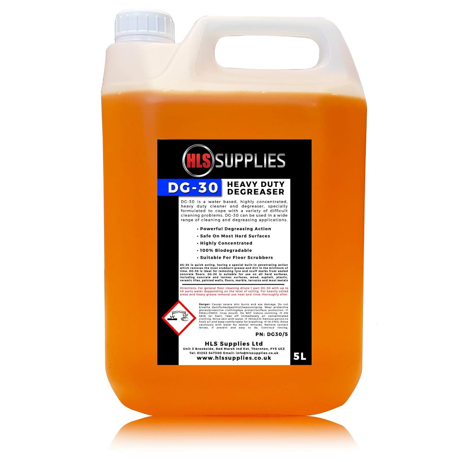 DG30 Heavy Duty Degreaser/Floor Cleaner 5L Amazon.co.uk Business