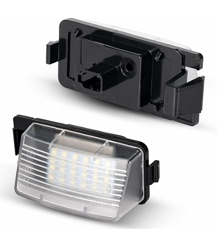Luces LED Blancas Para Matrícula De Nissan 350Z 370Z GT-R E Infiniti G35 G37 - Bombillas 6000K 12V