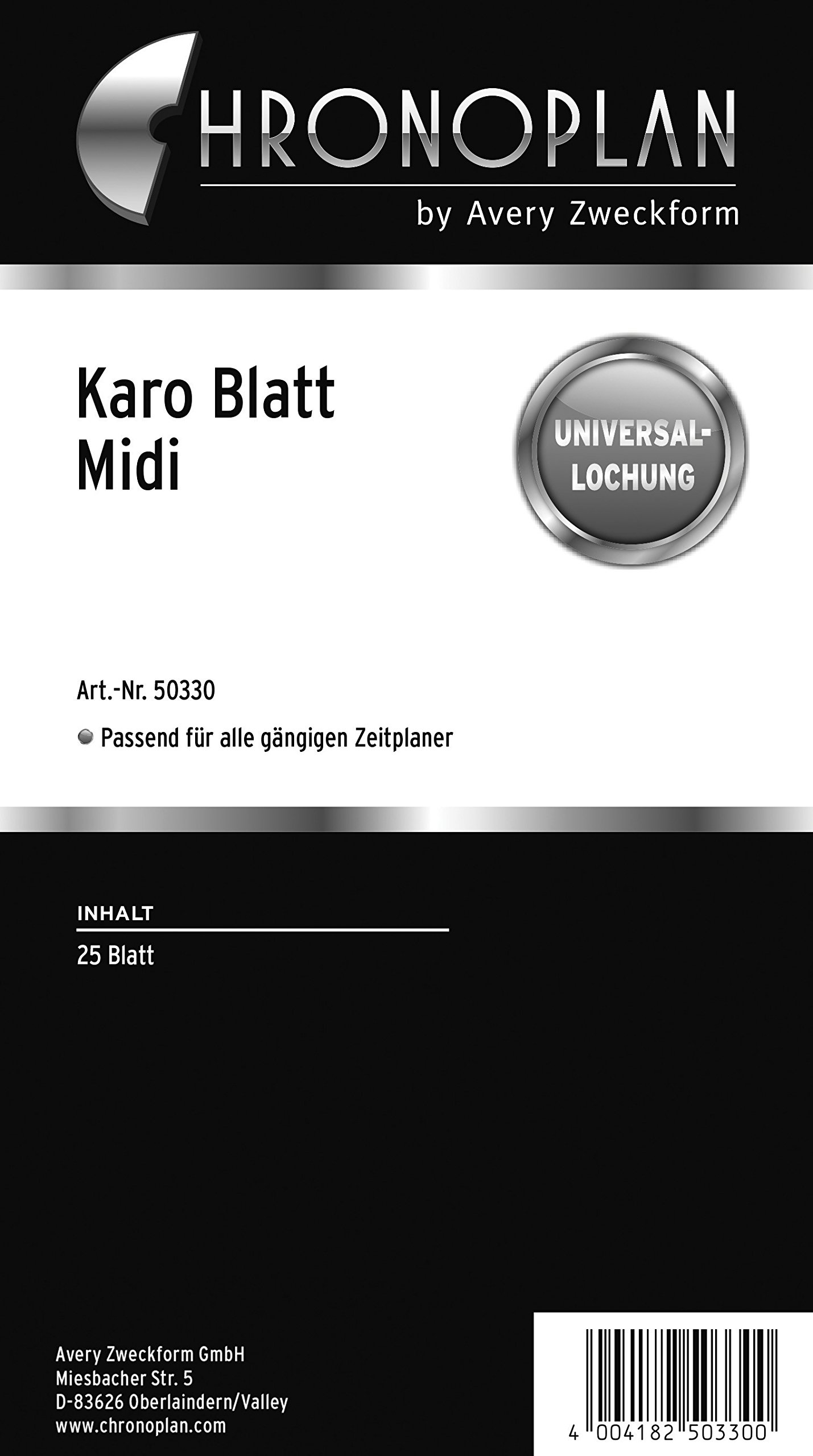 Avery Zweckform Chronoplan 50330 Year Planner Set Mid-Year