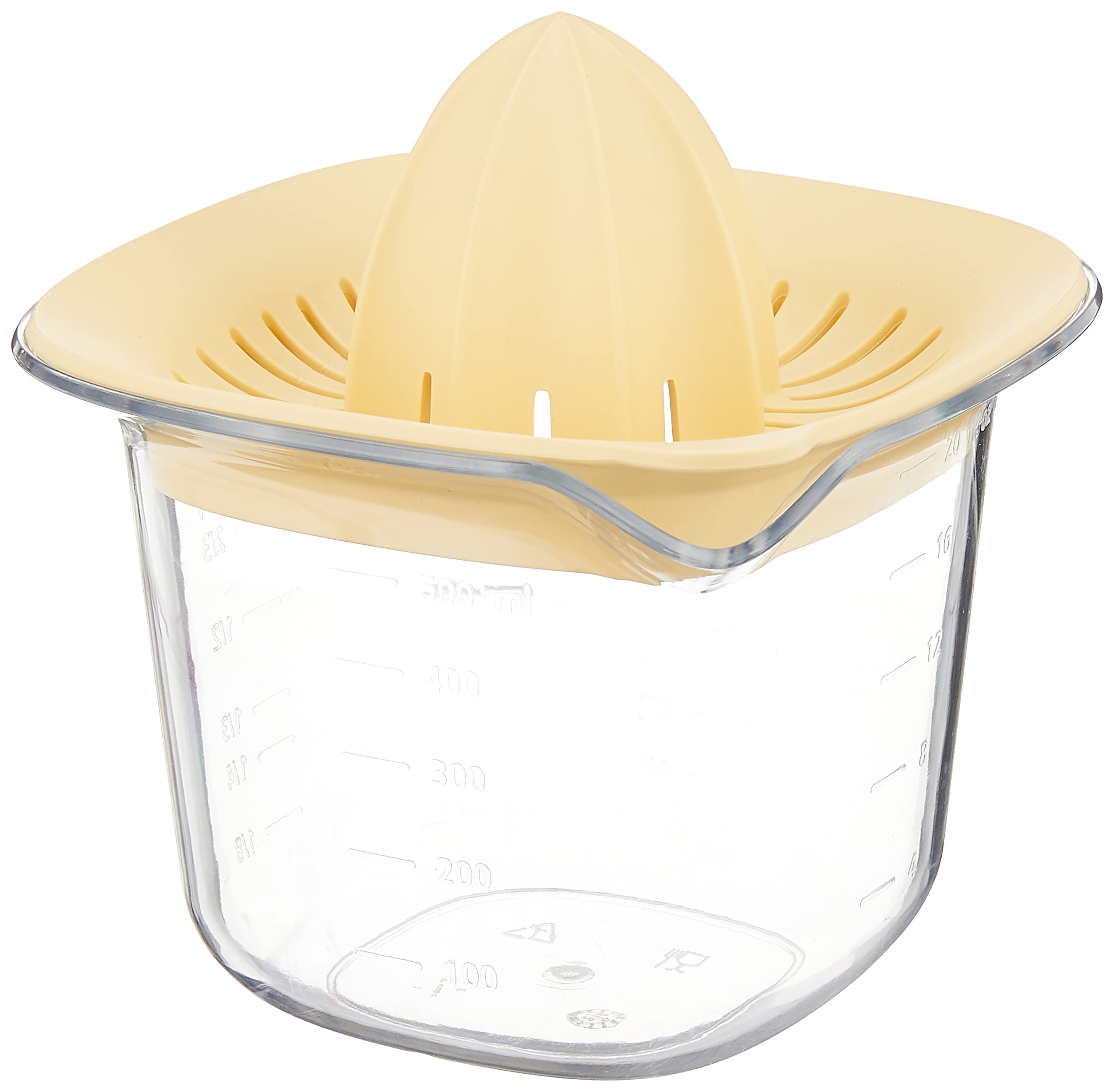 Juicer Plus Measuring Jug, 0.5L, Tasty+ - Vanilla Yellow