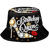 Happy Birthday Bucket Hat for Women Men Birthday Fisherman Hat Fashion Summer Travel Beach Sun Caps