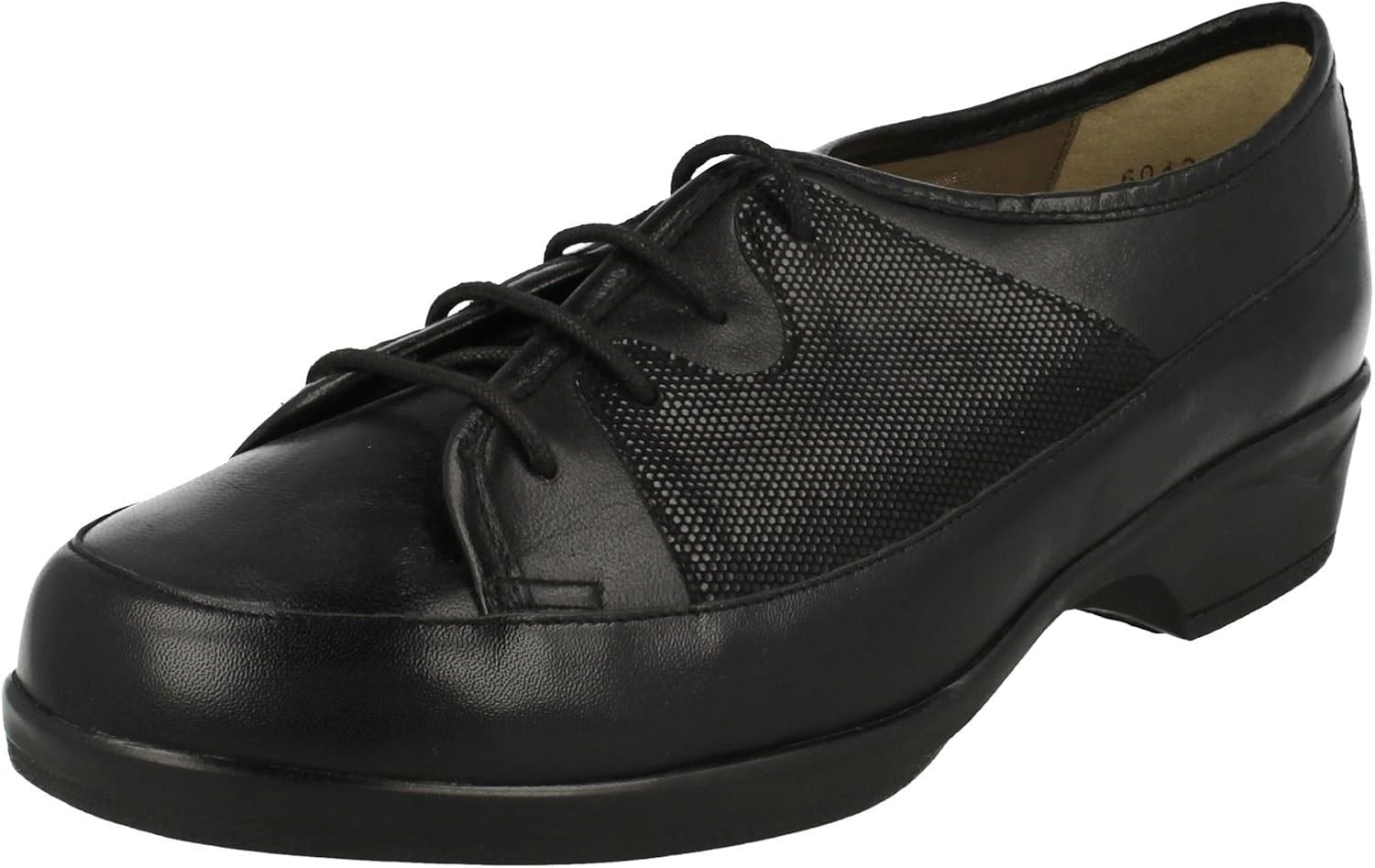 wide fitting lace up shoes ladies